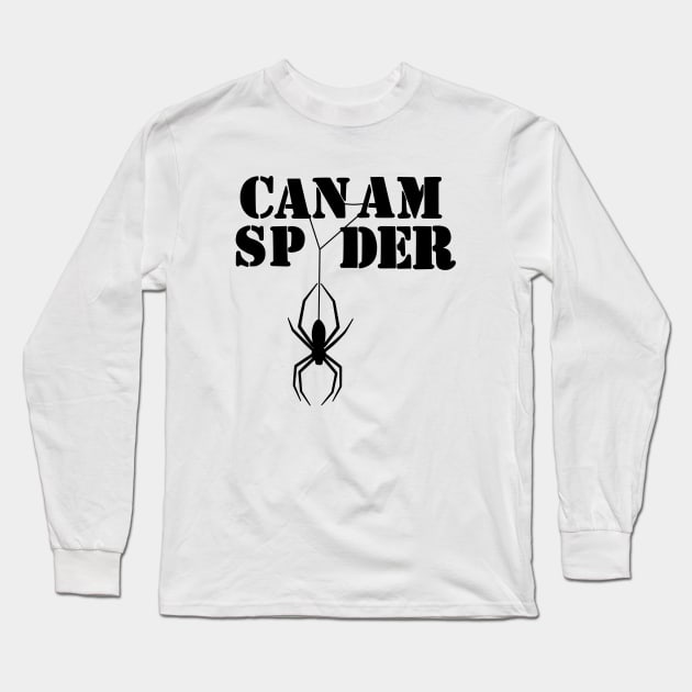 Can-am Spyder Black Long Sleeve T-Shirt by CreeW